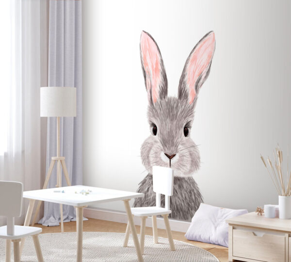 Adorable rabbit with soft fur Adorable rabbit with soft fur