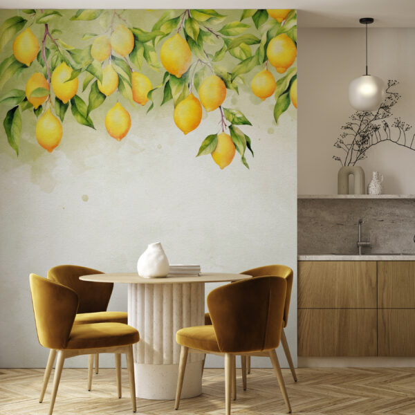 A group of lemons on a tree A group of lemons on a tree