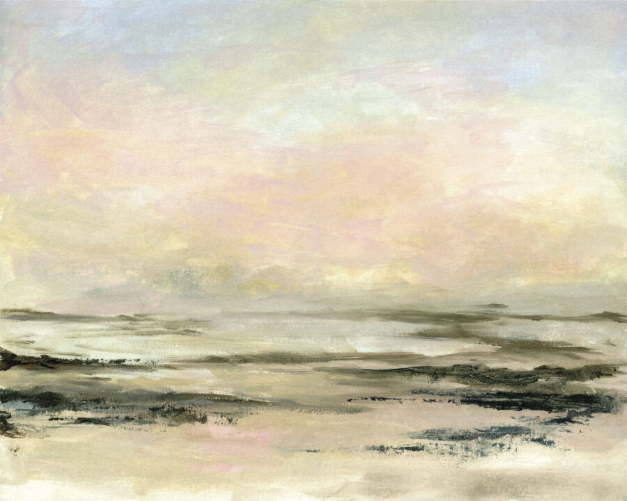 Wall murals A painting of a landscape - Image 5