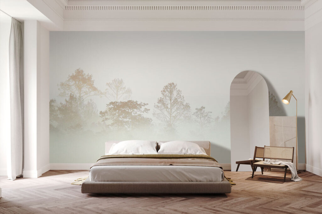 Trees in the fog Trees in the fog