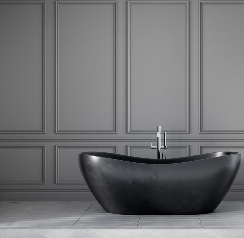 A wall with white panels A wall with white panels