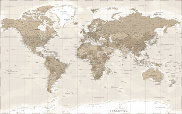 A map of the world