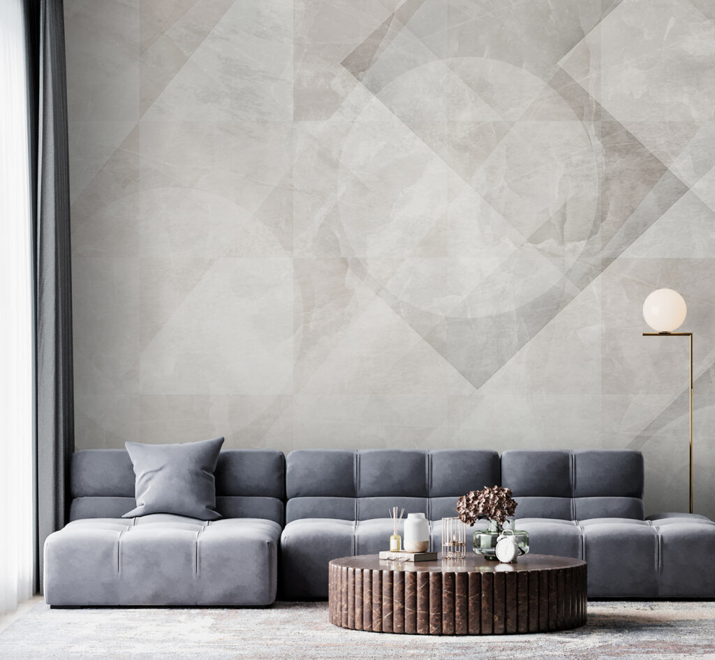 White and grey background