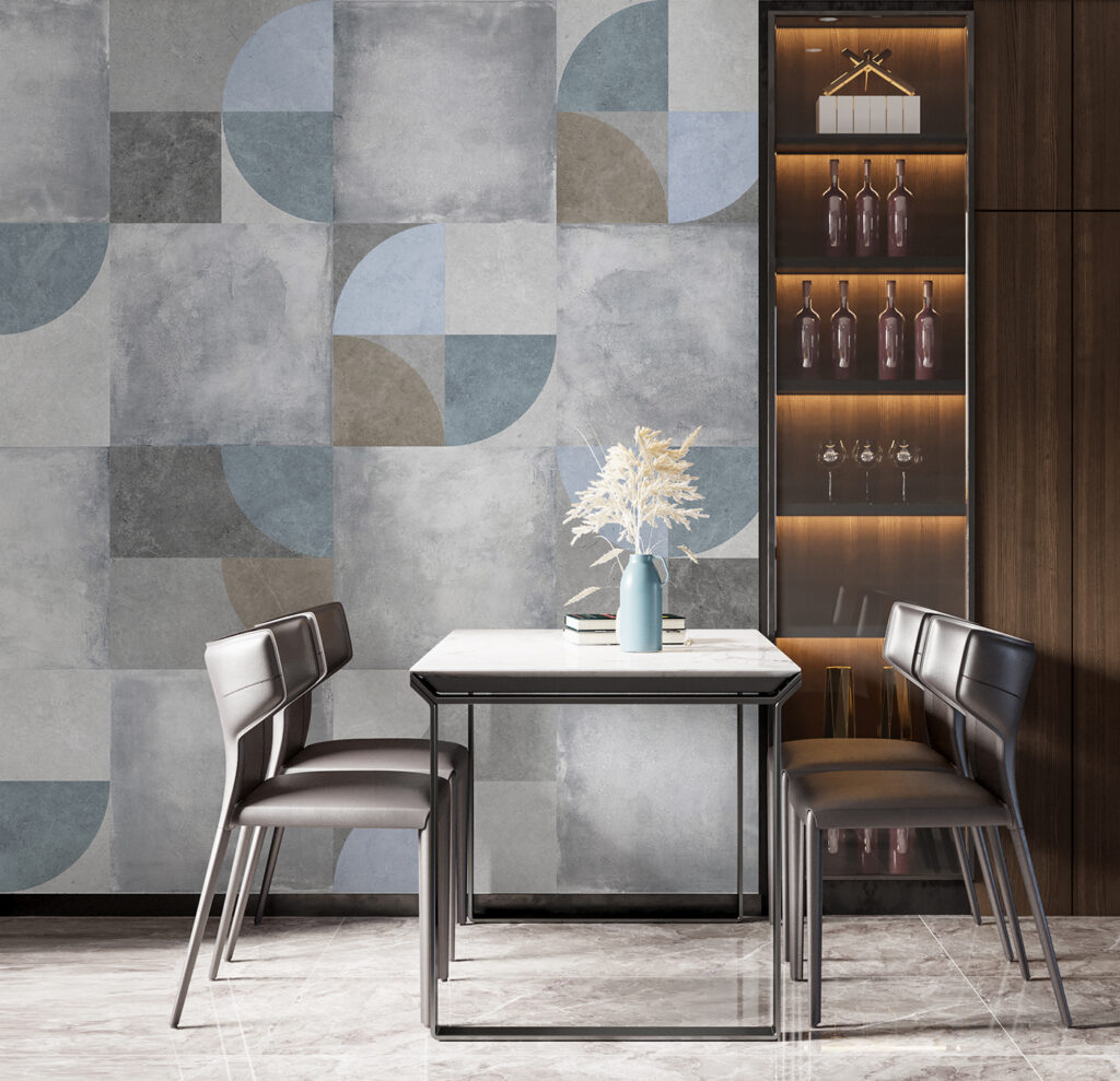 Pattern of geometric shapes