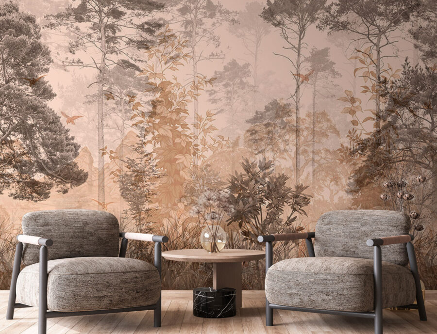 Wall murals Forest with trees and plants - Image 3
