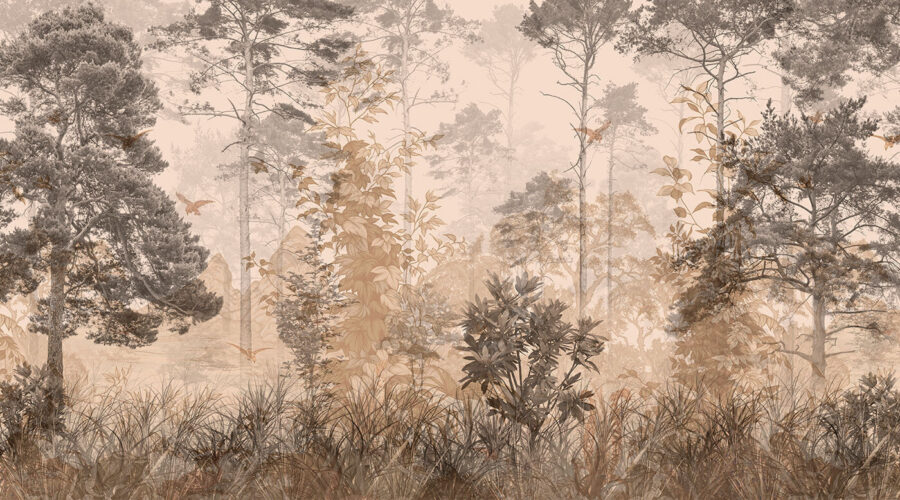 Wall murals Forest with trees and plants - Image 6