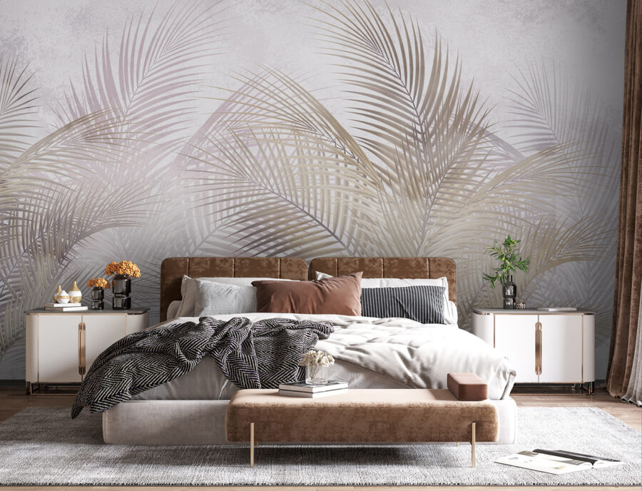 Group of palm leaves