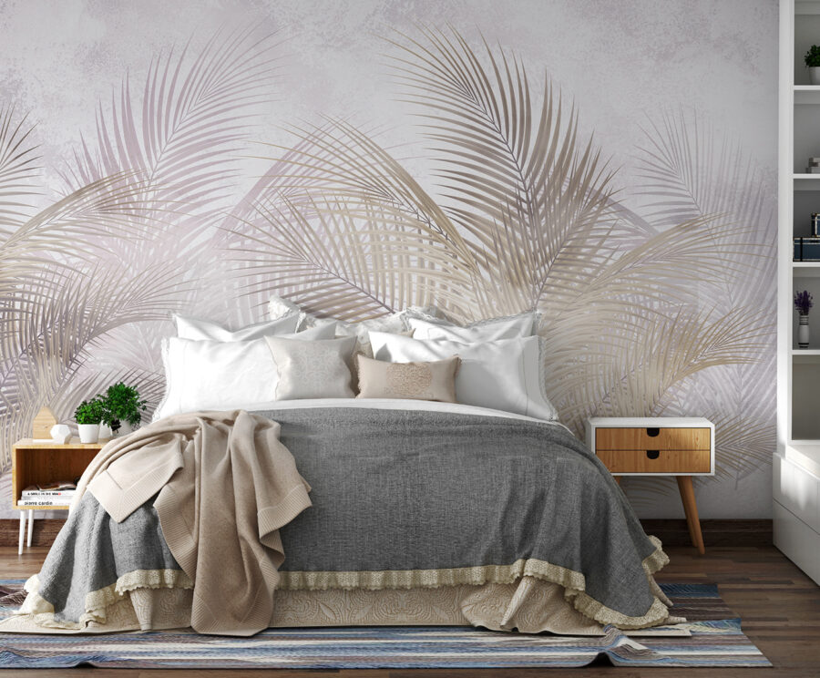 Group of palm leaves