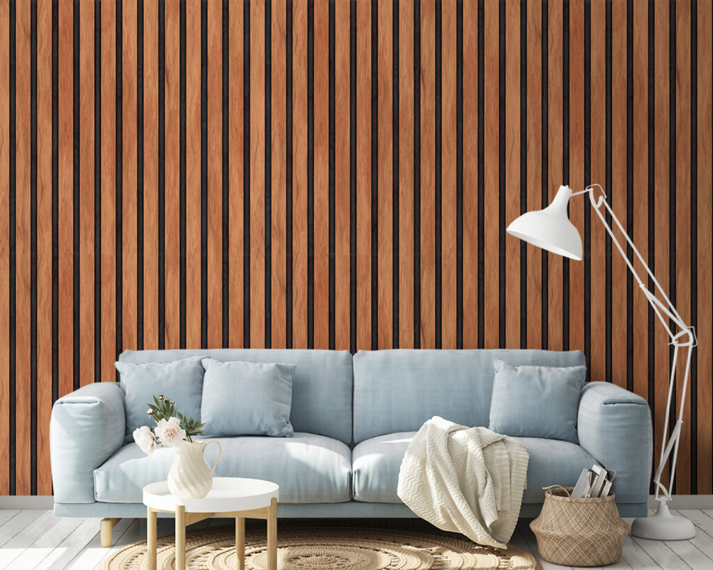 Elegant wooden vertical stripes background Elegant wooden vertical stripes background