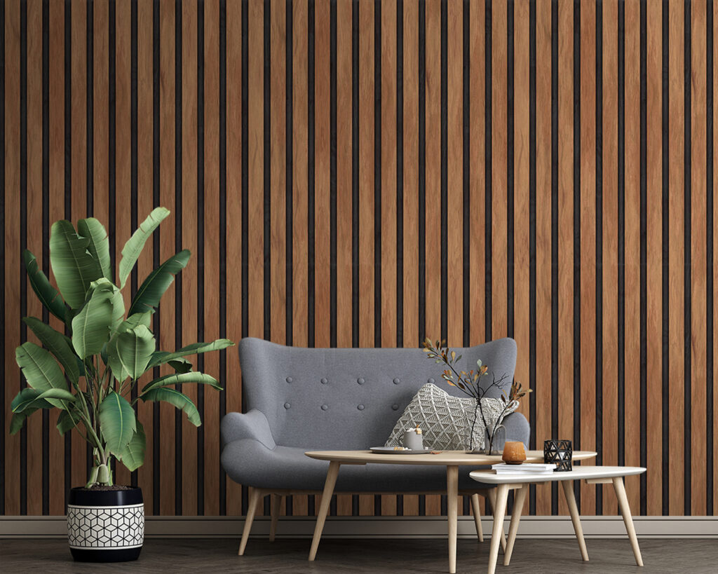 Elegant wooden vertical stripes background Elegant wooden vertical stripes background