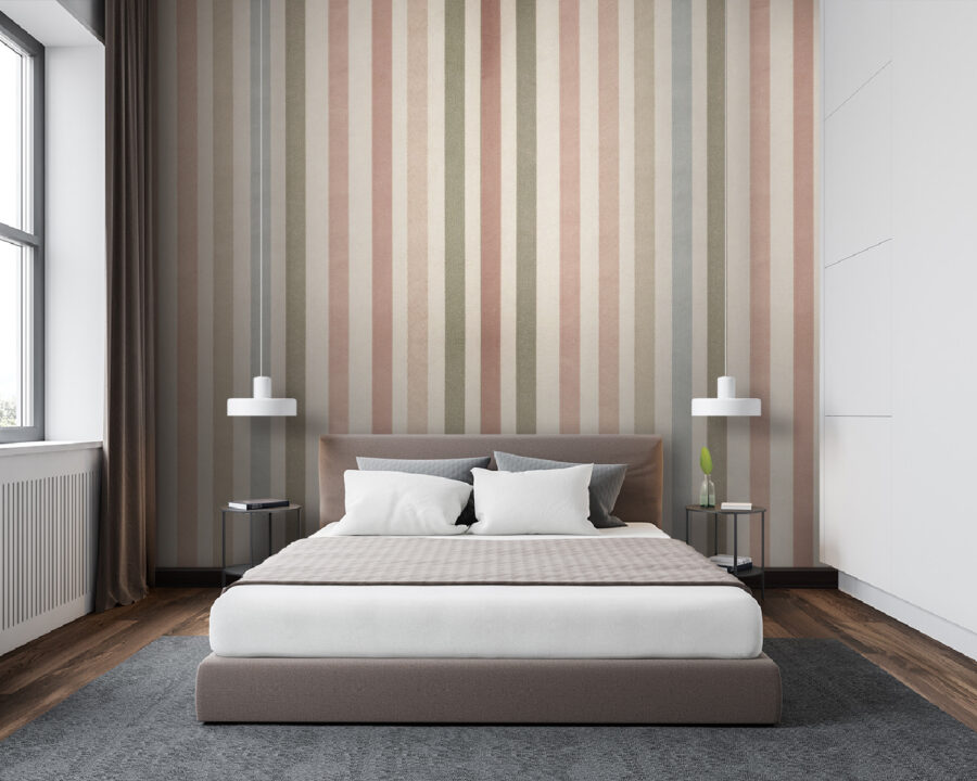 Soft pastel striped pattern design.