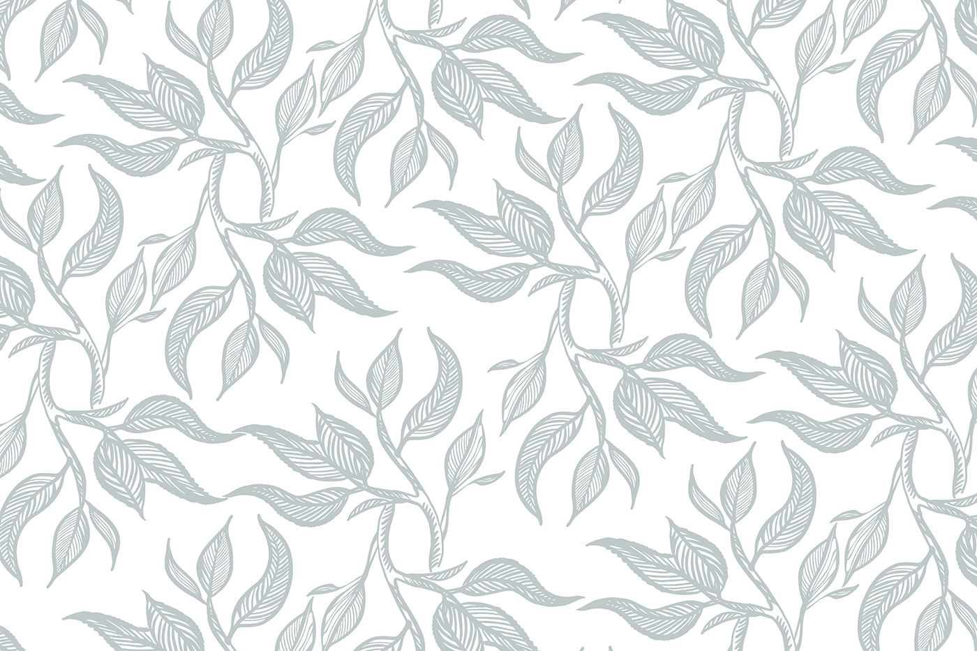 u96720p - Pattern of leaves on a white background - tegory