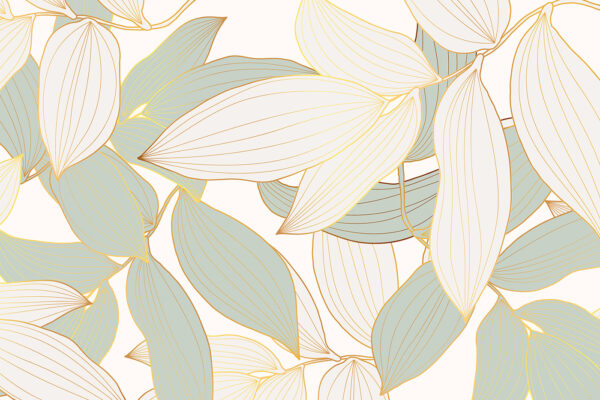 Pattern of leaves on a white background Pattern of leaves on a white background