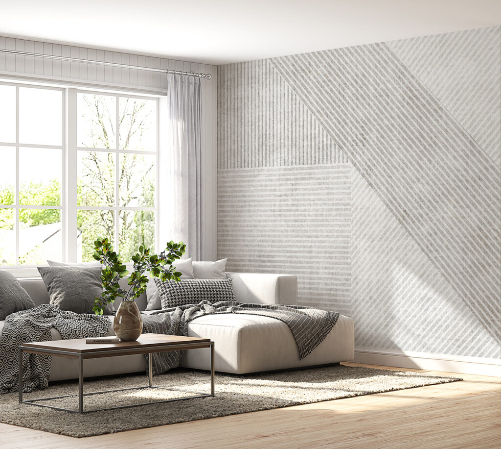 White and gray striped pattern White and gray striped pattern