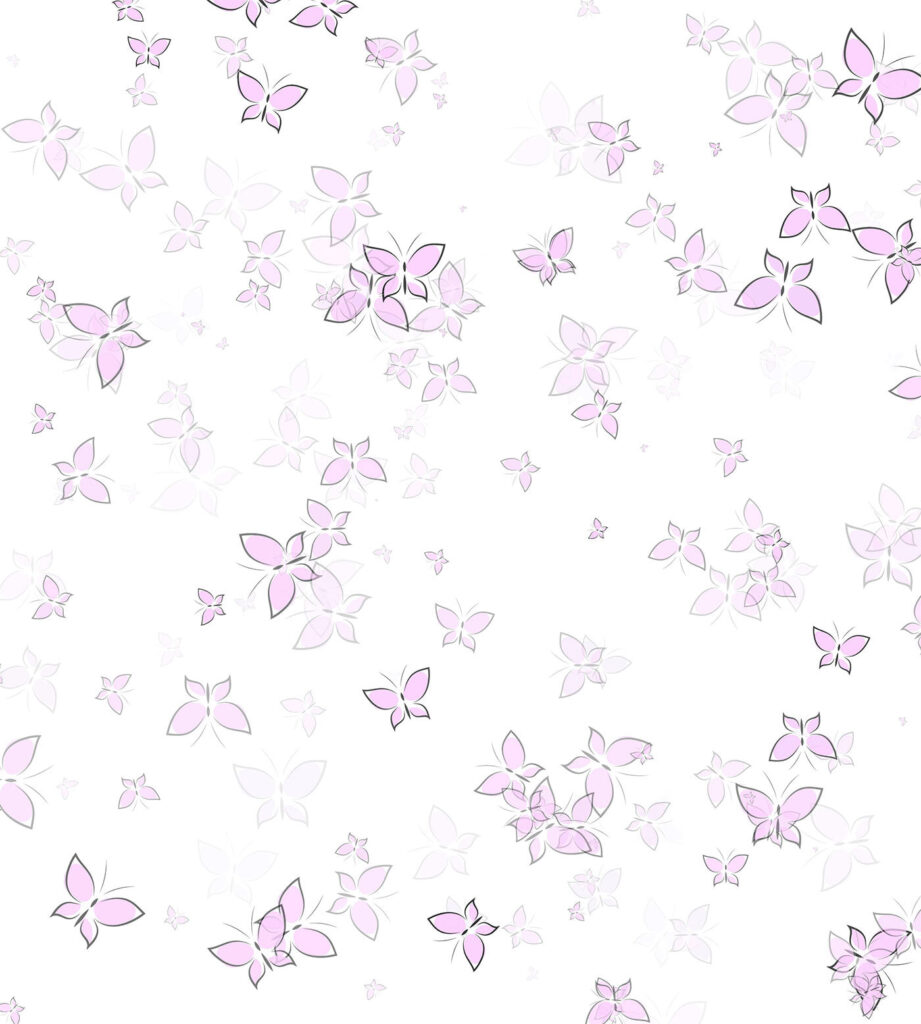 Group of butterflies on a white background Group of butterflies on a white background