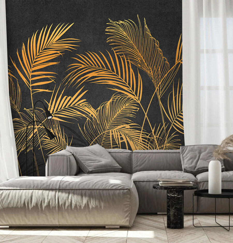 Group of palm leaves Group of palm leaves