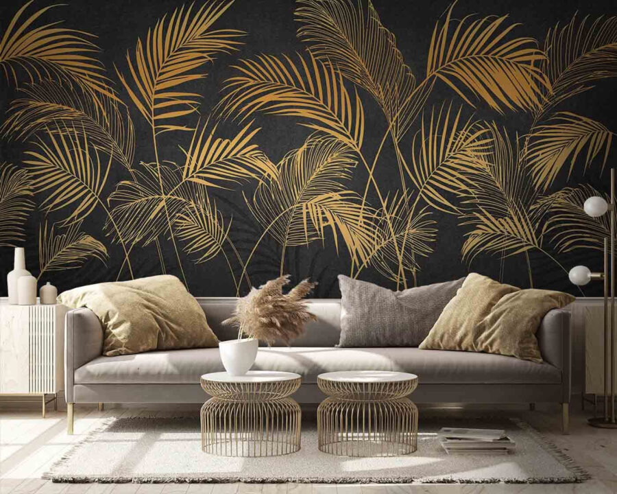 Group of palm leaves Group of palm leaves