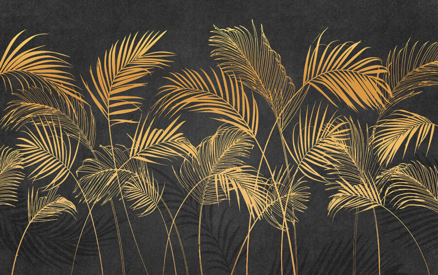 Group of palm leaves