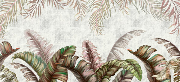 Group of colorful leaves