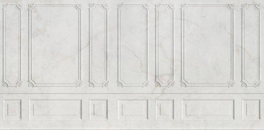 White wall with rectangular designs White wall with rectangular designs