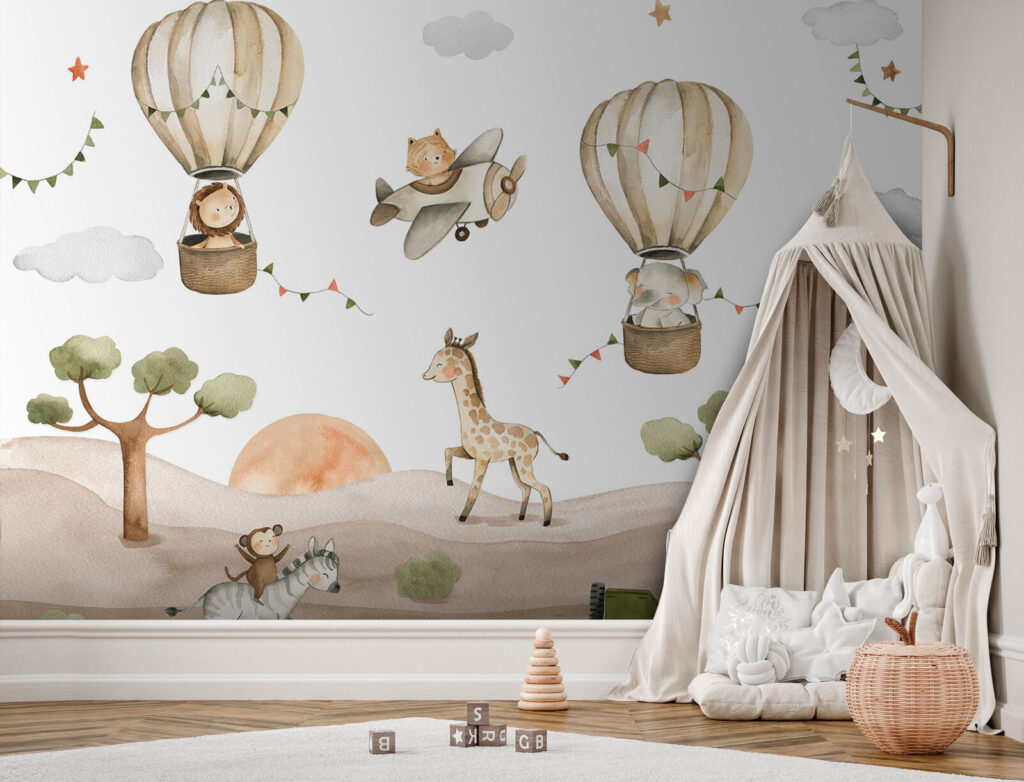 Group of animals in a desert Group of animals in a desert