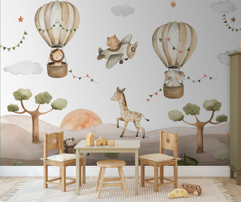 Group of animals in a desert Group of animals in a desert