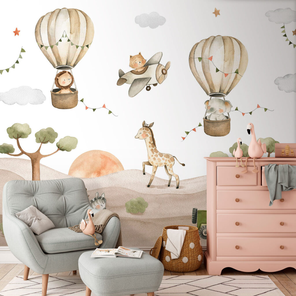 Group of animals in a desert Group of animals in a desert