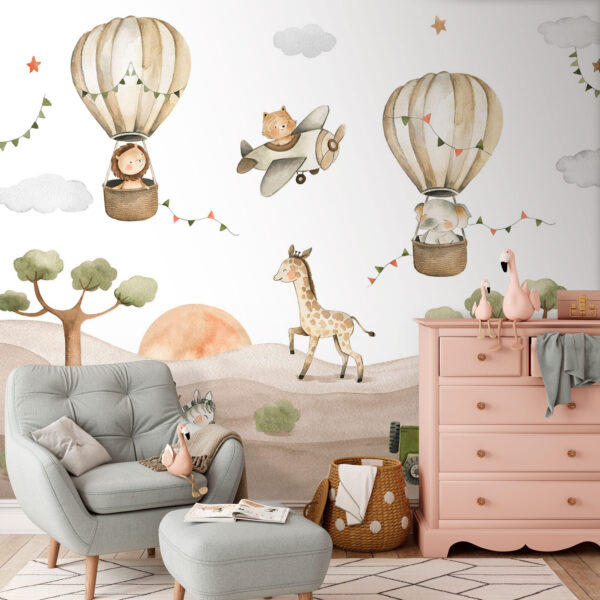 Group of animals in a desert Group of animals in a desert