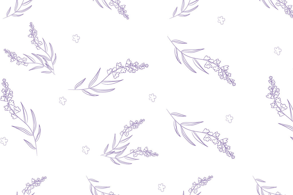 Pattern of purple flowers Pattern of purple flowers