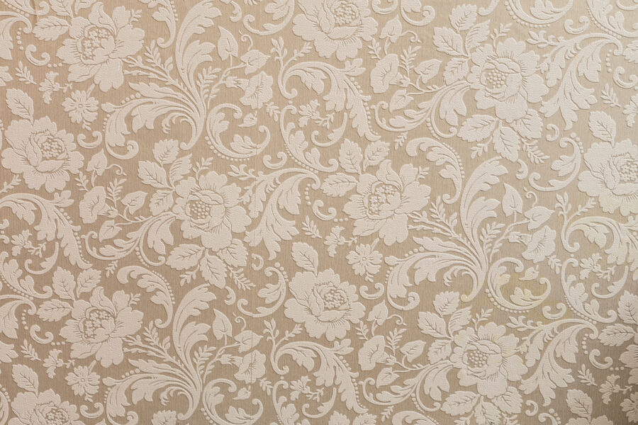Wall murals Elegant floral patterned fabric design. - Image 2