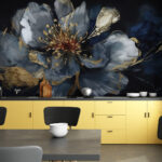 Wall murals Painting of a flower