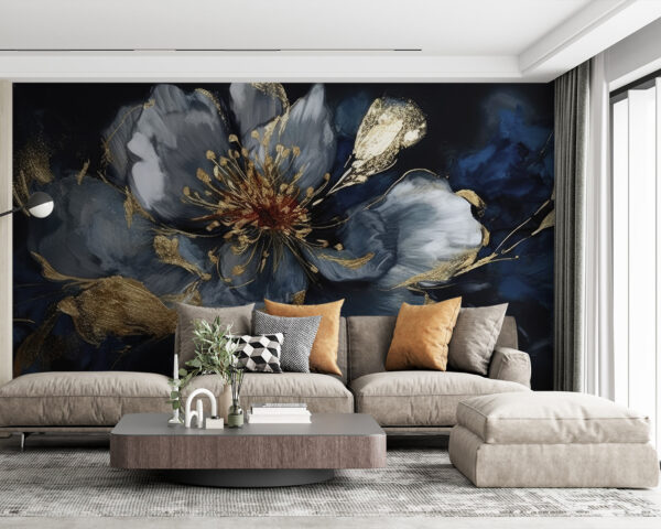 Painting of a flower Painting of a flower