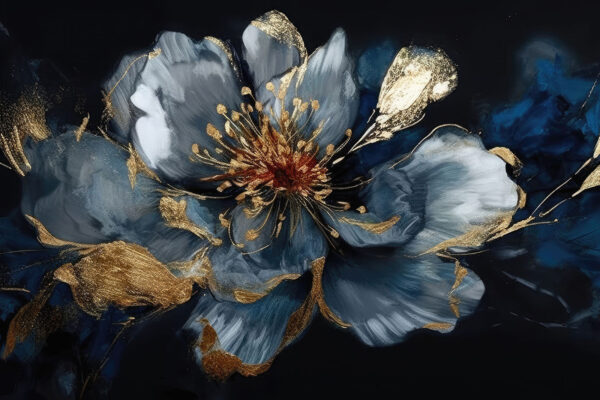Painting of a flower Painting of a flower