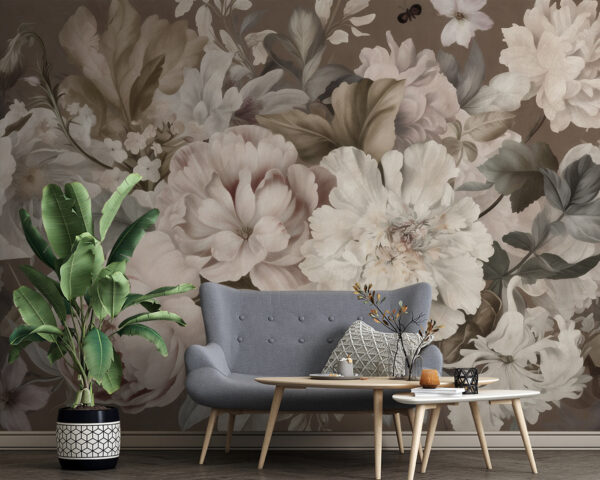 Delicate blooms in soft, muted tones Delicate blooms in soft, muted tones