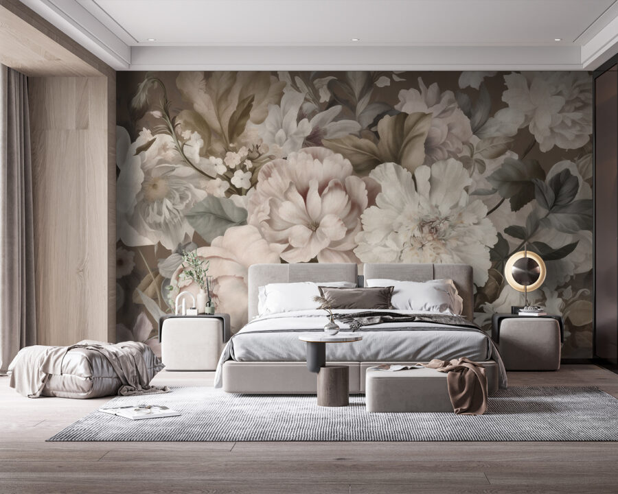 Delicate blooms in soft, muted tones Delicate blooms in soft, muted tones