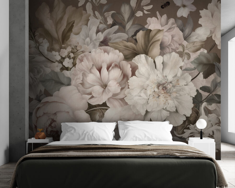 Delicate blooms in soft, muted tones Delicate blooms in soft, muted tones
