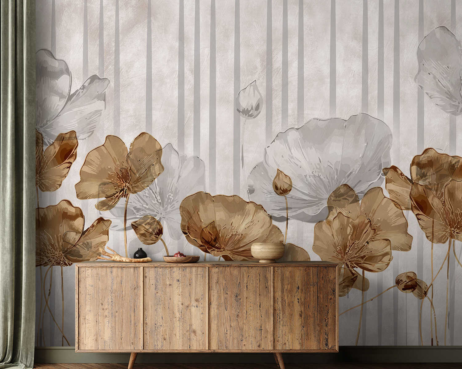 u95632pig21m - Wallpaper with flowers - tegory