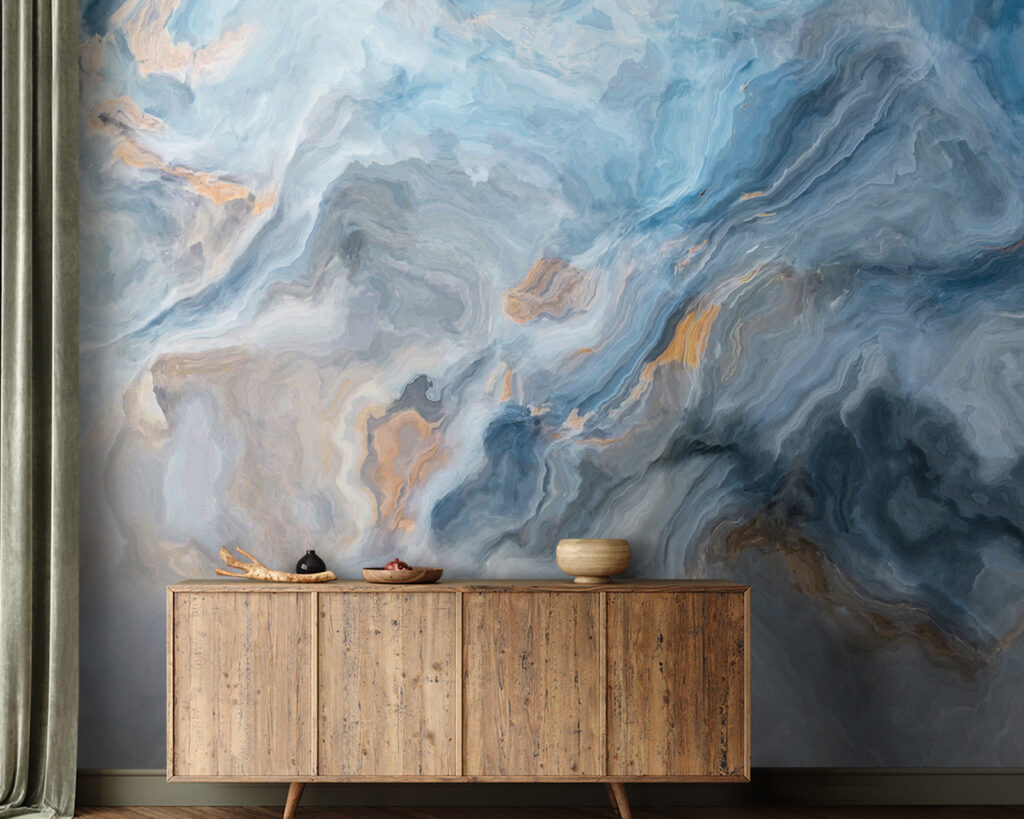 Dreamlike swirls of color and texture