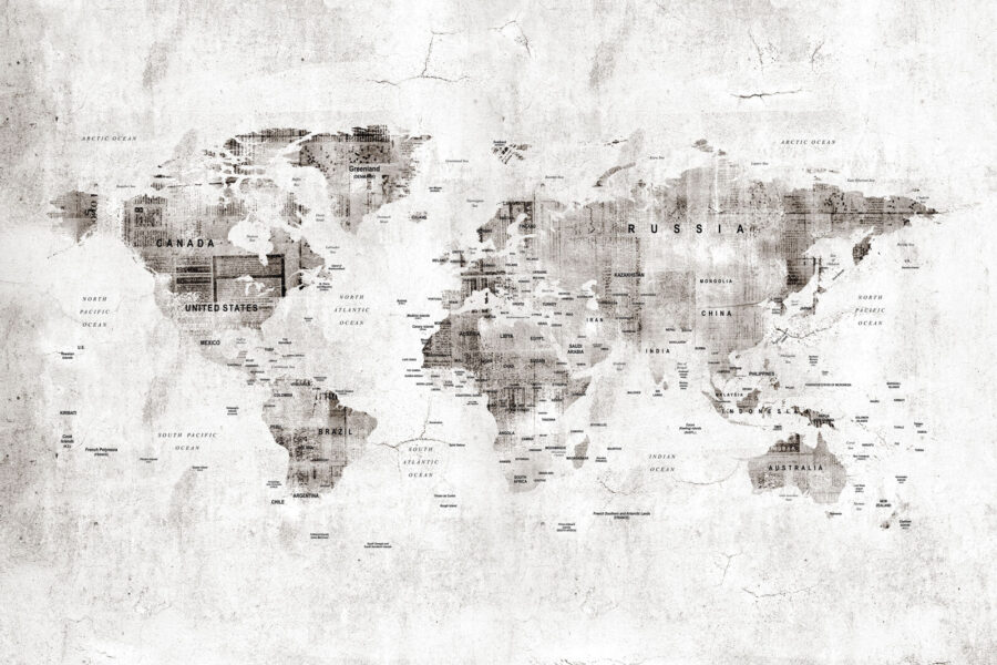 Map of the world Map of the world