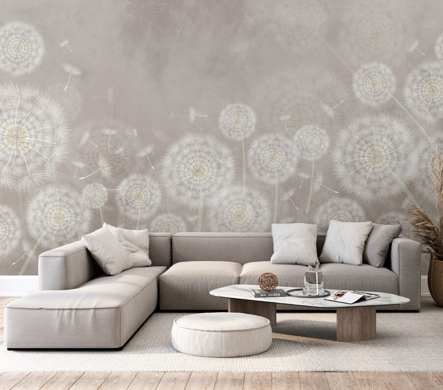 Group of dandelions