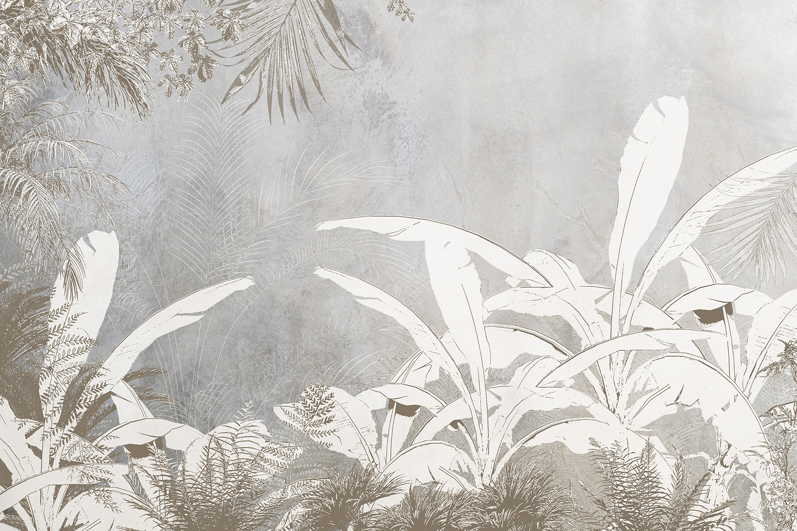 White and grey wallpaper with plants u95364p - White and grey wallpaper with plants - tegory