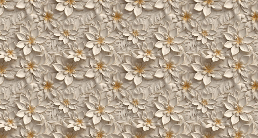 Wallpaper with flowers