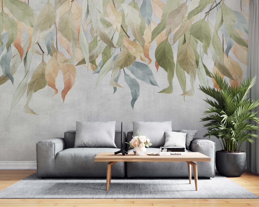 Elegant foliage against a soft backdrop Elegant foliage against a soft backdrop