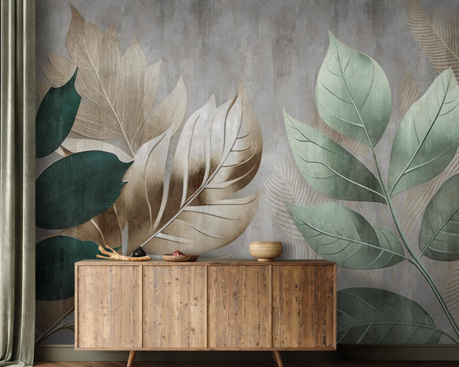 Elegant foliage against a textured background.