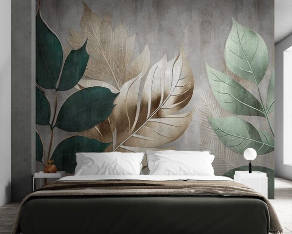 Elegant foliage against a textured background. Elegant foliage against a textured background.