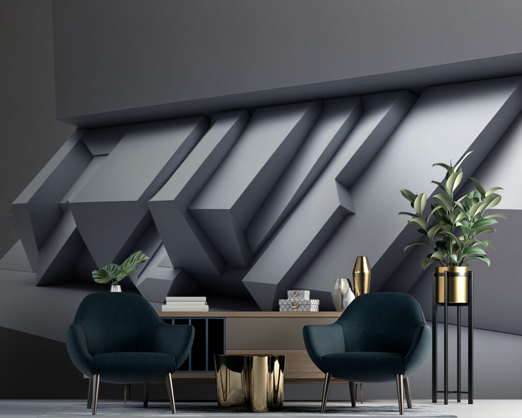 White wall with geometric shapes u94692pig10m 1024x819 - White wall with geometric shapes - tegory