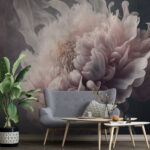 Wall murals Delicate petals in soft hues