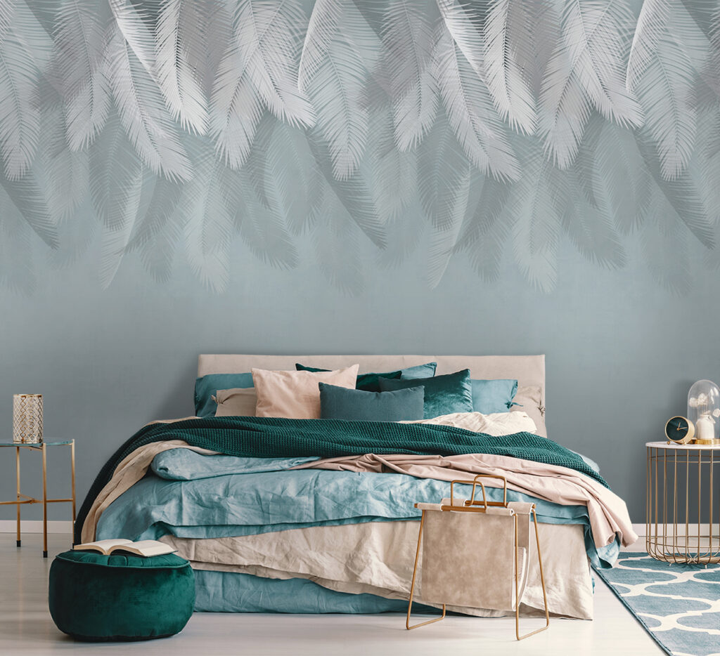 White feathers on a blue background u94466pib111 1024x934 - White feathers on a blue background - tegory