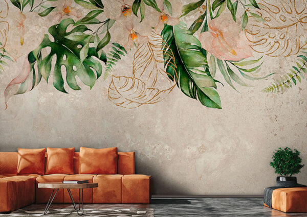 Elegant botanical design with soft hues Elegant botanical design with soft hues
