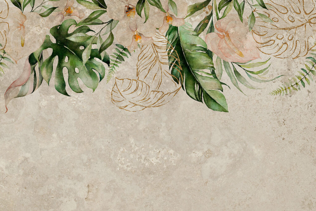 Elegant botanical design with soft hues Elegant botanical design with soft hues